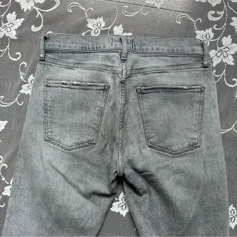 AGOLDE  TONI Mid Rise Straight Slim Ankle Jeans Gray size 26 - Picture 5 of 16